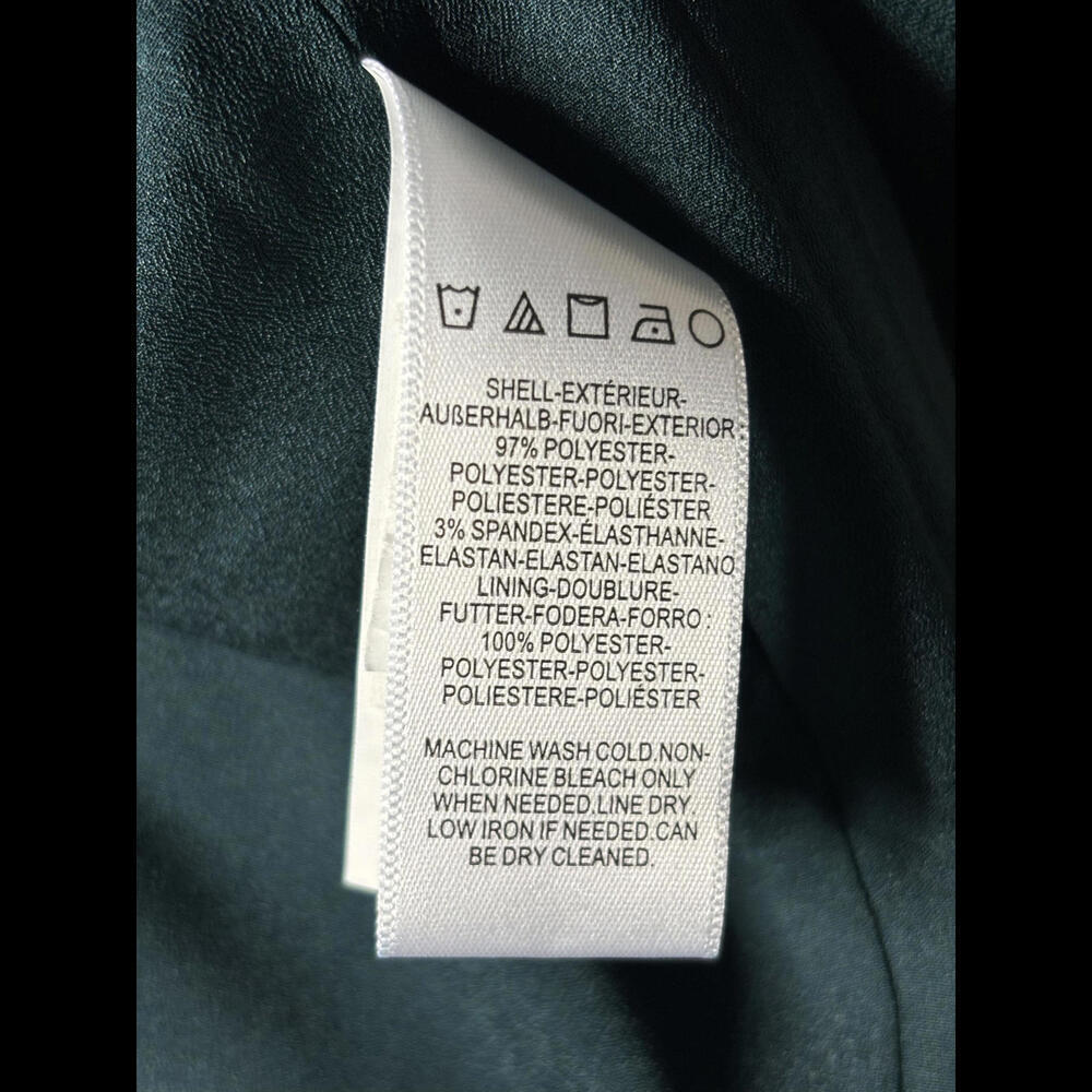 NWT Dress The Population Sz XL Baily Off the Shoulder Pencil Dress Emerald(1601) - Picture 7 of 8